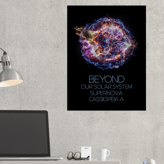 Ruimtevaart, Kosmos, Supernova Cassiopeia A Folie Afdrukken (Insitu (Desk 2))
