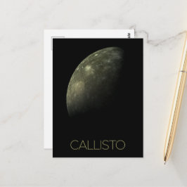 Ruimtevaart, Kosmos, Zonnestelsel, Maan Callisto Briefkaart