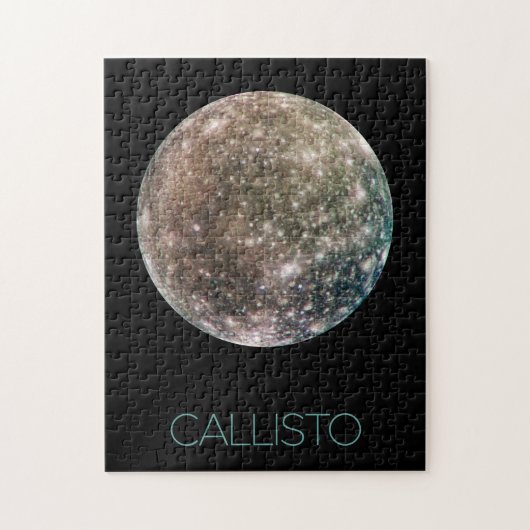 Ruimtevaart, Kosmos, Zonnestelsel, Maan Callisto Legpuzzel (Verticaal)