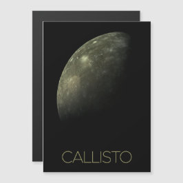 Ruimtevaart, Kosmos, Zonnestelsel, Maan Callisto Magnetische Uitnodiging