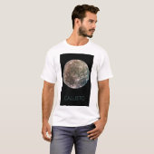 Ruimtevaart, Kosmos, Zonnestelsel, Maan Callisto T-shirt (Voorkant volledig)
