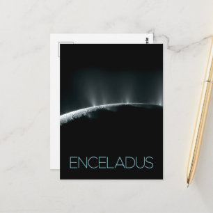 Ruimtevaart, Kosmos, Zonnestelsel, Maan Enceladus Briefkaart