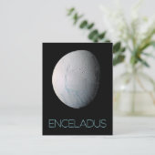 Ruimtevaart, Kosmos, Zonnestelsel, Maan Enceladus Briefkaart (Staand voorkant)