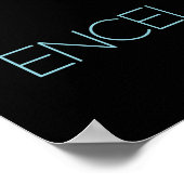 Ruimtevaart, Kosmos, Zonnestelsel, Maan Enceladus Poster (Hoek)