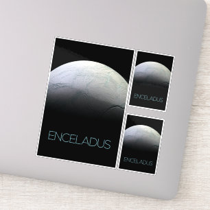 Ruimtevaart, Kosmos, Zonnestelsel, Maan Enceladus Sticker
