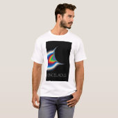 Ruimtevaart, Kosmos, Zonnestelsel, Maan Enceladus T-shirt (Voorkant volledig)