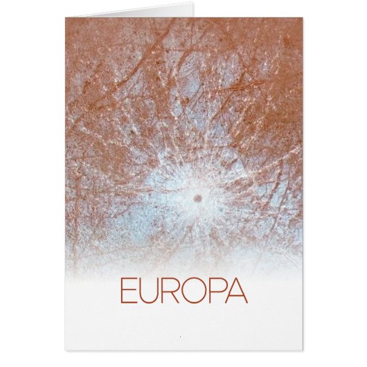 Ruimtevaart, Kosmos, Zonnestelsel, Maan Europa (Voorkant)