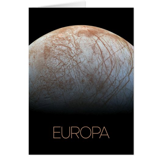 Ruimtevaart, Kosmos, Zonnestelsel, Maan Europa (Voorkant)