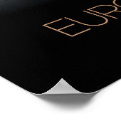 Ruimtevaart, Kosmos, Zonnestelsel, Maan Europa Poster (Hoek)