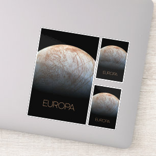 Ruimtevaart, Kosmos, Zonnestelsel, Maan Europa Sticker