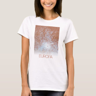 Ruimtevaart, Kosmos, Zonnestelsel, Maan Europa T-shirt