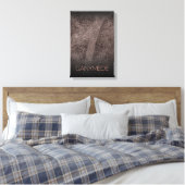 Ruimtevaart, Kosmos, Zonnestelsel, Maan Ganymedes Canvas Afdruk (Insitu (Slaapkamer))