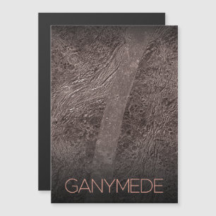 Ruimtevaart, Kosmos, Zonnestelsel, Maan Ganymedes Magnetische Uitnodiging