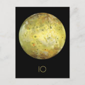 Ruimtevaart, Kosmos, Zonnestelsel, Maan IO Briefkaart (Voorkant)