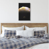 Ruimtevaart, Kosmos, Zonnestelsel, Maan IO Canvas Afdruk (Insitu (Slaapkamer))