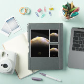 Ruimtevaart, Kosmos, Zonnestelsel, Maan IO Sticker (iPad Cover)