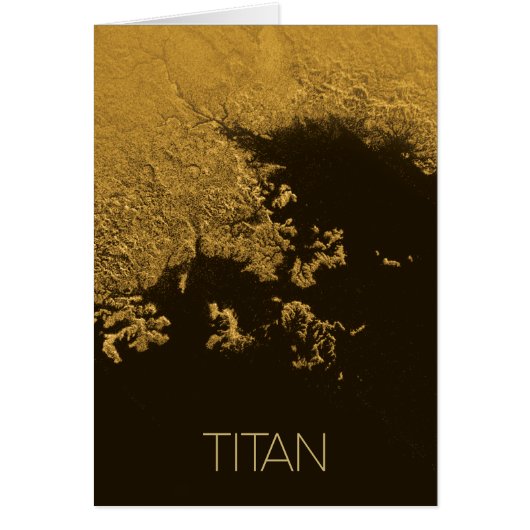 Ruimtevaart, Kosmos, Zonnestelsel, Maan Titan (Voorkant)