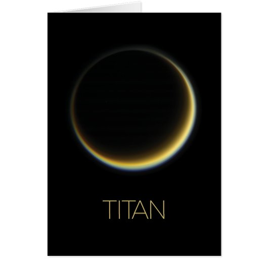 Ruimtevaart, Kosmos, Zonnestelsel, Maan Titan (Voorkant)