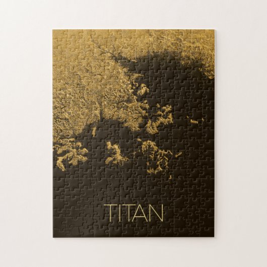 Ruimtevaart, Kosmos, Zonnestelsel, Maan Titan Legpuzzel (Verticaal)