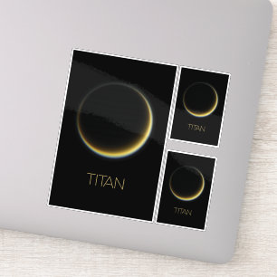 Ruimtevaart, Kosmos, Zonnestelsel, Maan Titan Sticker