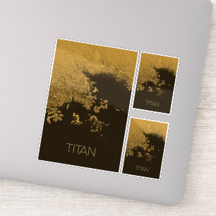 Ruimtevaart, Kosmos, Zonnestelsel, Maan Titan Sticker