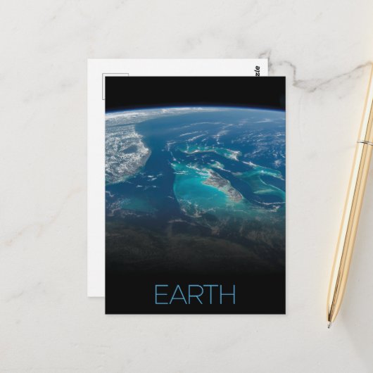 Ruimtevaart, Kosmos, Zonnestelsel, Planeet Aarde Briefkaart (Voorkant / Achterkant in situ)