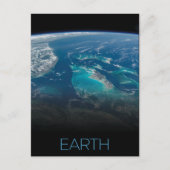 Ruimtevaart, Kosmos, Zonnestelsel, Planeet Aarde Briefkaart (Voorkant)
