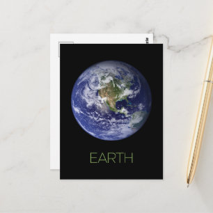 Ruimtevaart, Kosmos, Zonnestelsel, Planeet Aarde Briefkaart