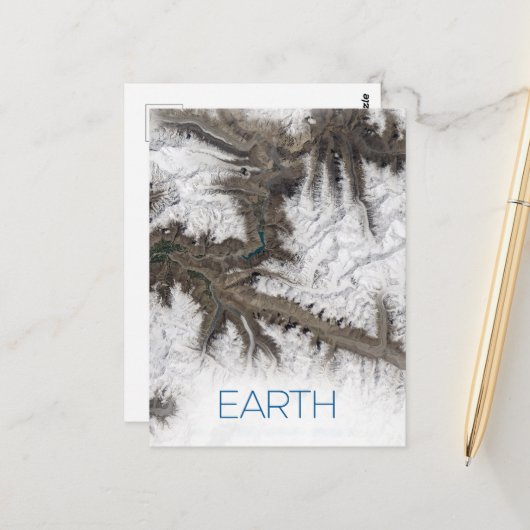 Ruimtevaart, Kosmos, Zonnestelsel, Planeet Aarde Briefkaart (Voorkant / Achterkant in situ)