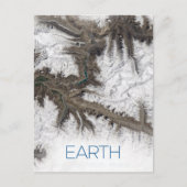 Ruimtevaart, Kosmos, Zonnestelsel, Planeet Aarde Briefkaart (Voorkant)