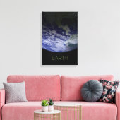 Ruimtevaart, Kosmos, Zonnestelsel, Planeet Aarde Canvas Afdruk (Insitu (Woonkamer))