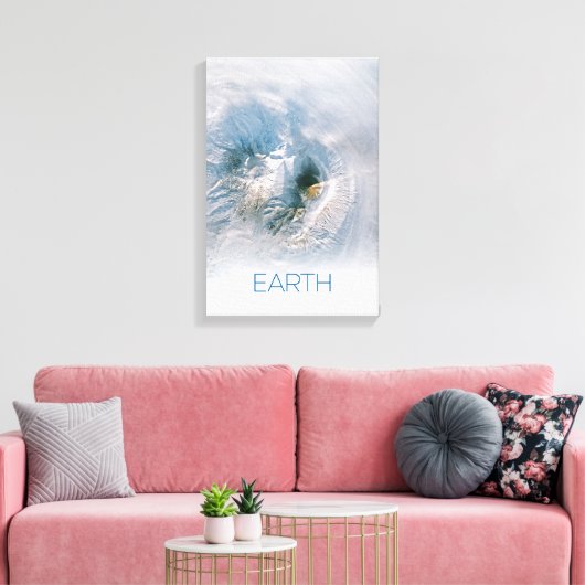 Ruimtevaart, Kosmos, Zonnestelsel, Planeet Aarde Canvas Afdruk (Insitu (Woonkamer))