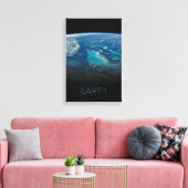 Ruimtevaart, Kosmos, Zonnestelsel, Planeet Aarde Canvas Afdruk (Insitu (Woonkamer))