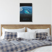 Ruimtevaart, Kosmos, Zonnestelsel, Planeet Aarde Canvas Afdruk (Insitu (Slaapkamer))
