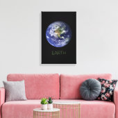 Ruimtevaart, Kosmos, Zonnestelsel, Planeet Aarde Canvas Afdruk (Insitu (Woonkamer))
