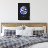 Ruimtevaart, Kosmos, Zonnestelsel, Planeet Aarde Canvas Afdruk (Insitu (Slaapkamer))