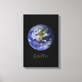 Ruimtevaart, Kosmos, Zonnestelsel, Planeet Aarde Canvas Afdruk (Voorkant)