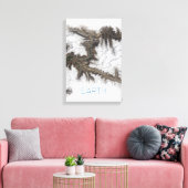 Ruimtevaart, Kosmos, Zonnestelsel, Planeet Aarde Canvas Afdruk (Insitu (Woonkamer))