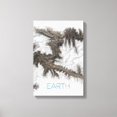 Ruimtevaart, Kosmos, Zonnestelsel, Planeet Aarde Canvas Afdruk (Voorkant)