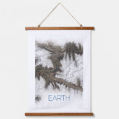 Ruimtevaart, Kosmos, Zonnestelsel, Planeet Aarde Hangend Wandkleed (Voorkant)