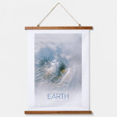 Ruimtevaart, Kosmos, Zonnestelsel, Planeet Aarde Hangend Wandkleed (Voorkant)