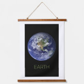 Ruimtevaart, Kosmos, Zonnestelsel, Planeet Aarde Hangend Wandkleed (Voorkant)