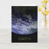 Ruimtevaart, Kosmos, Zonnestelsel, Planeet Aarde Kaart (Gele Bloem)