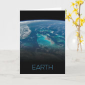 Ruimtevaart, Kosmos, Zonnestelsel, Planeet Aarde Kaart (Gele Bloem)