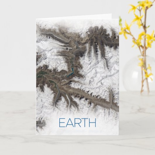 Ruimtevaart, Kosmos, Zonnestelsel, Planeet Aarde Kaart (Gele Bloem)