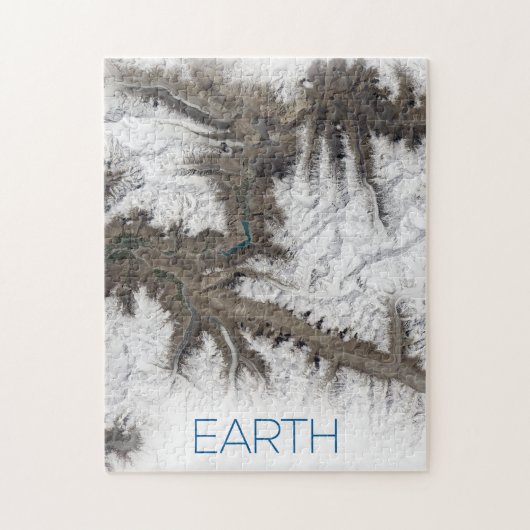 Ruimtevaart, Kosmos, Zonnestelsel, Planeet Aarde Legpuzzel (Verticaal)