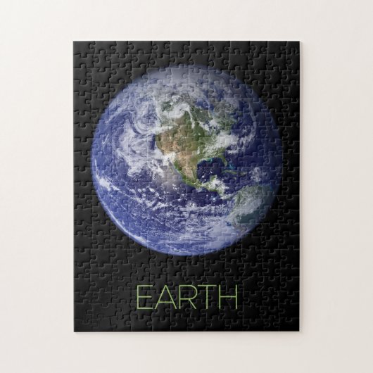 Ruimtevaart, Kosmos, Zonnestelsel, Planeet Aarde Legpuzzel (Verticaal)