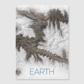 Ruimtevaart, Kosmos, Zonnestelsel, Planeet Aarde Magnetische Uitnodiging (Voorkant)