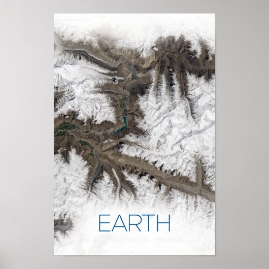 Ruimtevaart, Kosmos, Zonnestelsel, Planeet Aarde Poster (Voorkant)
