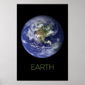 Ruimtevaart, Kosmos, Zonnestelsel, Planeet Aarde Poster (Voorkant)